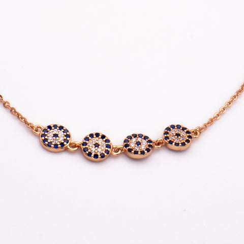 Rose Gold Plated Sterling Silver Charm Bracelet 2