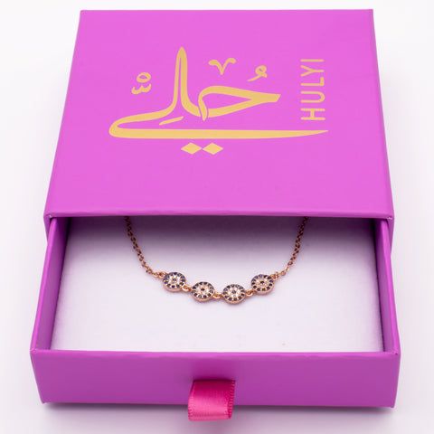 Rose Gold Plated Sterling Silver Charm Bracelet 4
