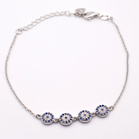 Adjustable 925 Sterling Silver Charm Bracelet 1