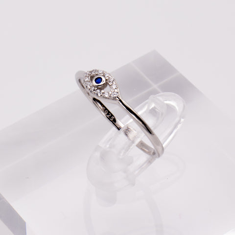 925 Sterling Silver Evil Eye Ring 1
